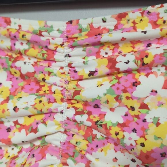 NWT 99 Degree Pink Floral Bikini Bottoms - Picture 4 of 6